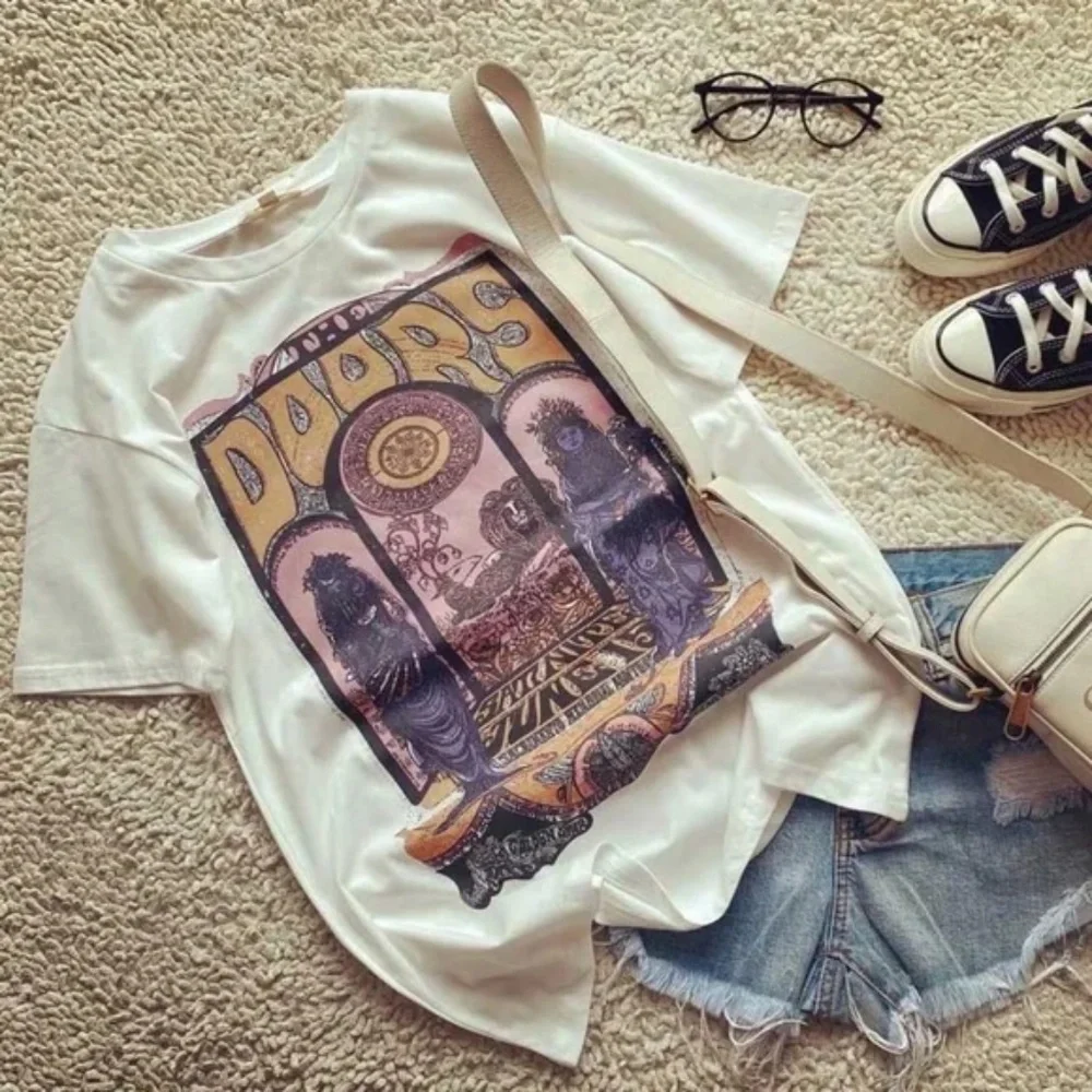 Lilac Purple the doors band concert graphic tee - Picture 7 of 11